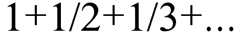 Harmonic Series